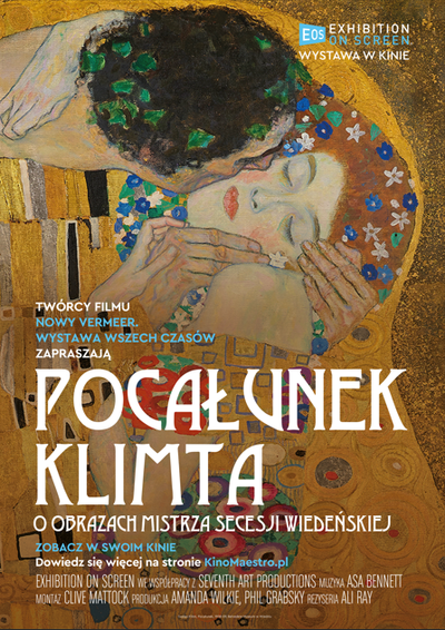 Plakat wydarzenia: Wystawa na ekranie: Pocałunek Klimta. O obrazach mistrza Secesji Wiedeńskiej 