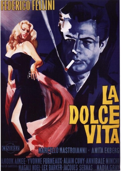 Plakat wydarzenia: FEDERICO FELLINI: ciao a tutti: Słodkie życie 