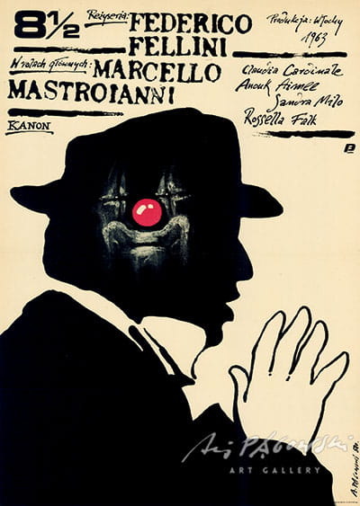 Plakat wydarzenia: FEDERICO FELLINI: ciao a tutti: Osiem i pół 